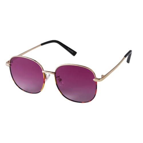 TOIPASTN Mode Metallrahmen Polarisierte Sonnenbrille Männer Frauen Retro Oval Uv400 (6) von TOIPASTN