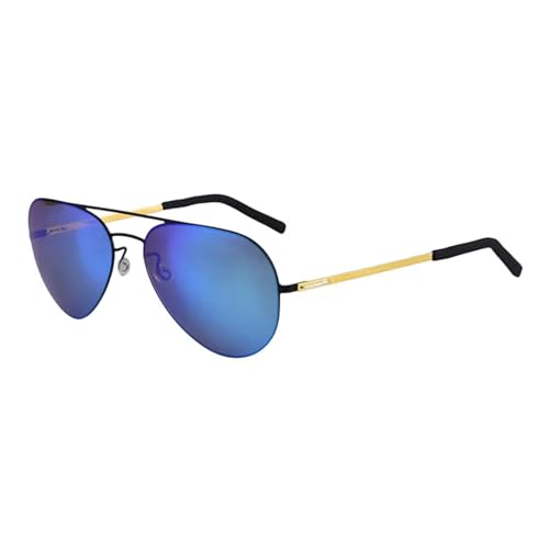 TOIPASTN Modische Herren-Sonnenbrille, Titan, ultraleicht, polarisiert, schwarz / goldfarben, Einheitsgröße TOIPASTN Modische Herren-Sonnenbrille, Titan, ultraleicht, polarisiert, schwarz / goldfarben, Einheitsgröße von TOIPASTN