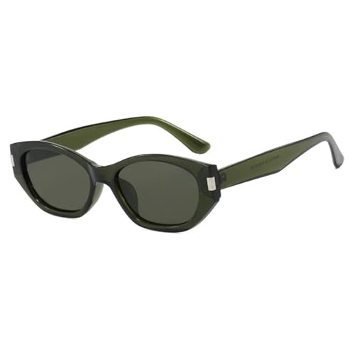 TOIPASTN Modische Luxus-Cat-Eye-Sonnenbrille für Damen und Herren, UV400 (grün) von TOIPASTN