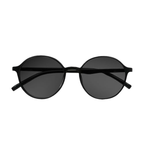 TOIPASTN Modische Retro-Sonnenbrille mit rundem Rahmen, für Damen und Herren, UV400, 1, Einheitsgröße von TOIPASTN