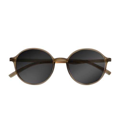 TOIPASTN Modische Retro-Sonnenbrille mit rundem Rahmen, für Damen und Herren, UV400, 5, Einheitsgröße von TOIPASTN