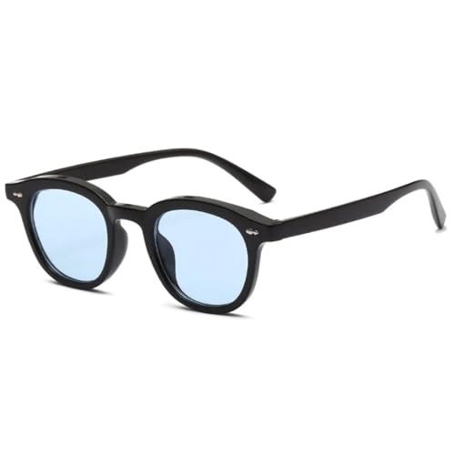 TOIPASTN Modische ovale Anti-UV-Sonnenbrille für Männer und Frauen (blau) von TOIPASTN