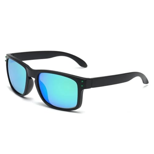 TOIPASTN Modische polarisierte Sonnenbrille für Herren und Damen (Schwarz/Grün Mercury) von TOIPASTN