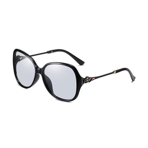 TOIPASTN Photochrome Sonnenbrille für Damen, polarisierte Sonnenbrille (schwarz-graue Linse) von TOIPASTN