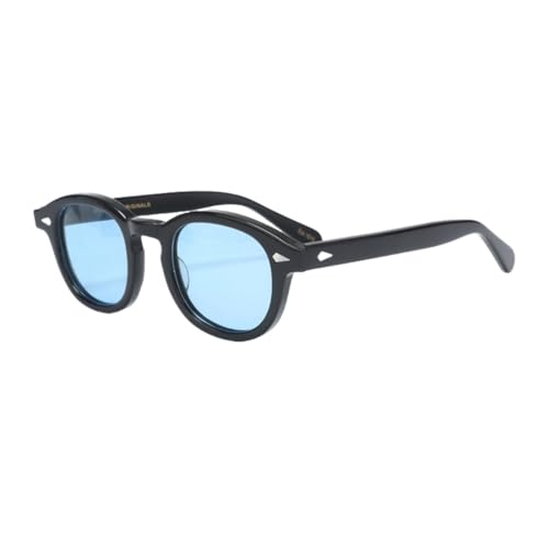 TOIPASTN Polarisierte Sonnenbrille Herren Damen Luxus Sonnenbrille (Schwarz-Blau) von TOIPASTN