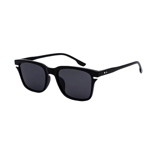 TOIPASTN Polarisierte Sonnenbrille Herren Retro Klein Damen Sonnenbrille UV400 (1 Schwarz Grau) von TOIPASTN