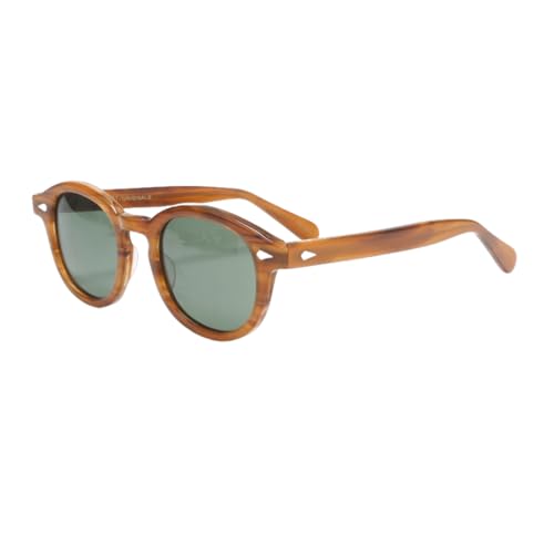 TOIPASTN Polarisierte Sonnenbrille für Herren und Damen, Luxus-Sonnenbrille (Leinen-Grün) von TOIPASTN