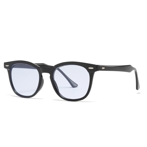 TOIPASTN Retro Fashion Sonnenbrille Damen Herren UV400 (Blau) von TOIPASTN