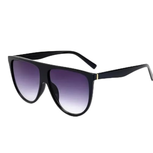 TOIPASTN Retro Oversized Sonnenbrille Damen Sonnenbrille (Schwarz) von TOIPASTN