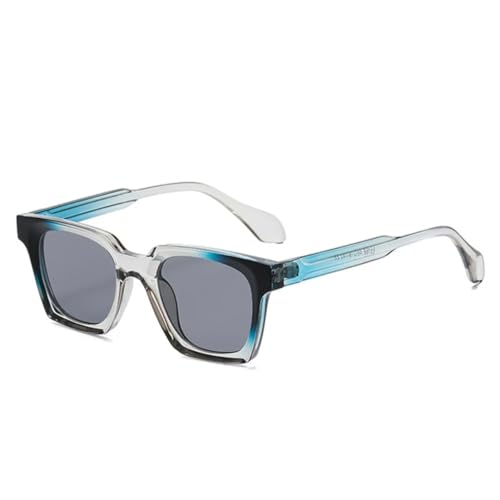 TOIPASTN Sonnenbrille Damen Fashion Shades Uv400 Herren (Grau Blau Hellgrau) von TOIPASTN