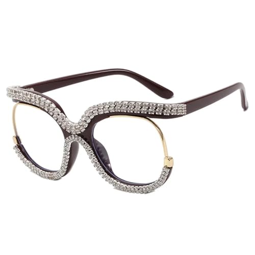 TOIPASTN Sonnenbrille Damen Fashion Sonnenbrille UV400 (Weinrot) von TOIPASTN