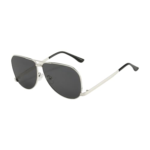 TOIPASTN Sonnenbrille Herren UV400 Damen Sonnenbrille (Silbergrau) von TOIPASTN