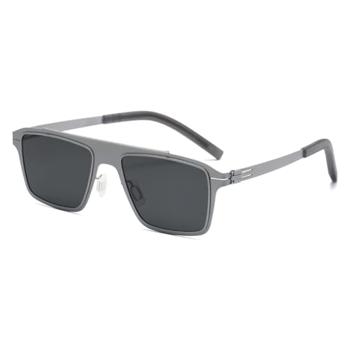 TOIPASTN Sonnenbrille Polarisiert Leicht Retro (AMG05-C005) von TOIPASTN