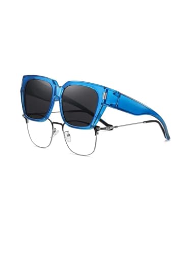 TOIPASTN Sonnenbrille Polarisierte Sonnenbrille Anti-UV (Blaugrau) von TOIPASTN