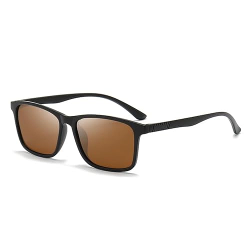 TOIPASTN Sonnenbrille für Herren, TR-Rahmen, polarisierte Sonnenbrille, UV400, braun, Einheitsgröße TOIPASTN Sonnenbrille für Herren, TR-Rahmen, polarisierte Sonnenbrille, UV400, braun, Einheitsgröße von TOIPASTN
