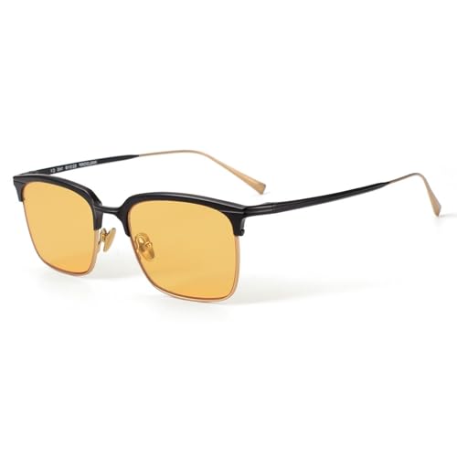 TOIPASTN Sonnenbrille für Herren, reines Titan, UV400, Outdooor, Retro-Stil, 3, Einheitsgröße TOIPASTN Sonnenbrille für Herren, reines Titan, UV400, Outdooor, Retro-Stil, 3, Einheitsgröße von TOIPASTN
