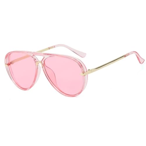 TOIPASTN Sonnenbrillen Damen Luxus Herren Sonnenbrillen Fashion Frame (PINK) von TOIPASTN