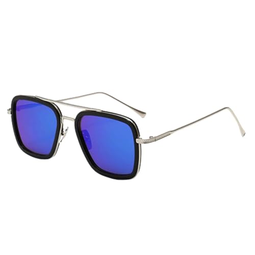 TOIPASTN Steampun-Sonnenbrille für Herren und Damen, blau, Einheitsgröße TOIPASTN Steampun-Sonnenbrille für Herren und Damen, blau, Einheitsgröße von TOIPASTN