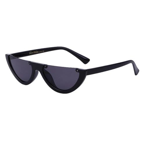 TOIPASTN Sunnies Sonnenbrillen Damen Retro-Linsenrahmen Sonnenbrillen (C1 schwarz) von TOIPASTN