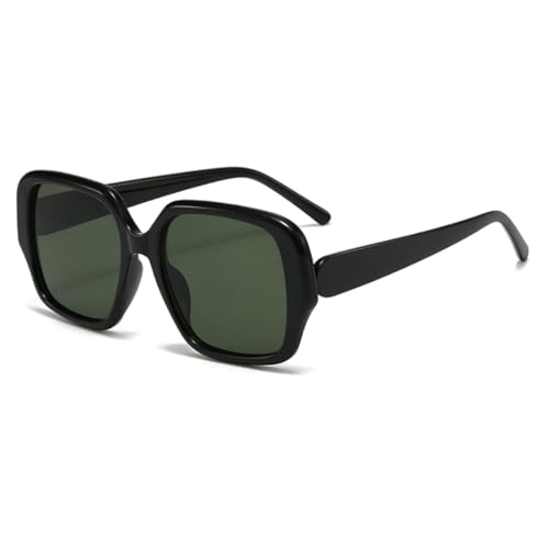 TOIPASTN Vintage Oversized Sonnenbrille Damen Herren Großer Rahmen Luxus Farbverlauf (MN5754-C10) von TOIPASTN
