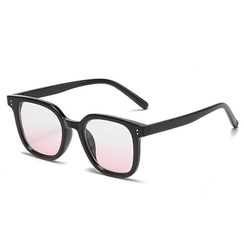 TOIPASTN Vintage Sonnenbrille Damen Herren UV400 Modische Sonnenbrille (schwarzes Rouge) von TOIPASTN