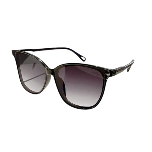TOIPASTN Vintage Sonnenbrille Damen Shades Uv400 (Schwarz-Grau) von TOIPASTN