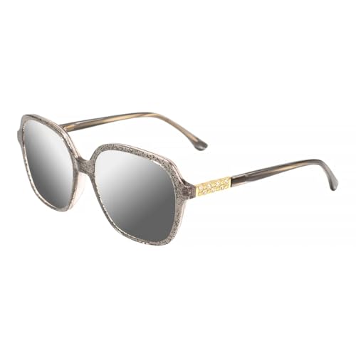 TOIPASTN Vollrand-Sonnenbrille aus Acetat für Herren und Damen, polarisiert (GRAU) von TOIPASTN