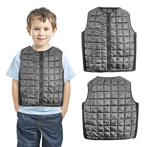 TOKANITY Compression Vest for Kids, Kompressionsweste für Kinder mit Autismus ADHS, tiefer Druckkomfort für Kleinkinder, Teenager und Kinder (Small(0.9kg=2lbs)) von TOKANITY