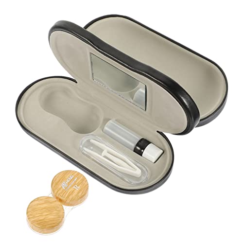 TOKIDNY Tragbarer Brillen-Organizer Für Zuhause Doppelschichtige Brillenbox Aus Hochwertigem Material Brillenbehälter Für Reisen Pflegeleichtes Brillenetui Mit Hartschalendesign Schützt Vo von TOKIDNY