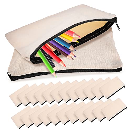 TOKIDNY 25stücke Federmäppchen Reißverschluss Kleine Taschen Zum Organisieren Tragbar Als Schreibwarentasche Oder Kosmetiktasche Vielseitig Einsetzbar Für Studenten Und Reisen von TOKIDNY