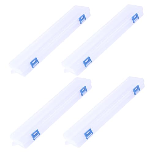 TOKIDNY 4 Stücke Boxen Für Pinsel Pinsel-Organizer Aquarell Federmäppchen Bleistiftbehälter Pinseletui Behälter Für Aquarellstifte Bürste Plastik von TOKIDNY