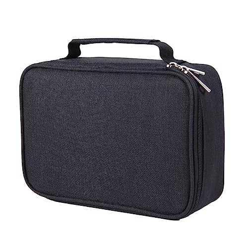 TOKIDNY 72löcher Bleistiftetui Schwarz Hochkapazität Stiftetui Für Kunstbedarf Multifunktionales Federmäppchen Für Schule Büro Und Künstler von TOKIDNY