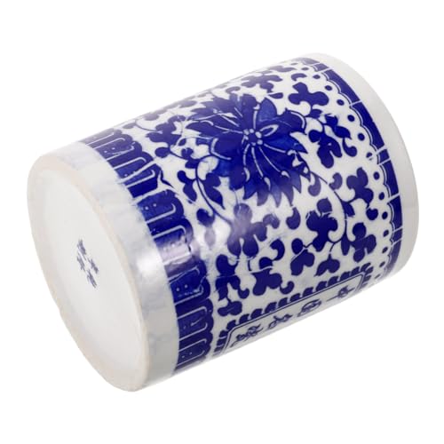 TOKIDNY Stifteständer Fürs Büro Schreibtisch Kalligraphie-Stift-Organizer Keramik-markerhalter Bleistift-aufbewahrungsbecher Vintage-Stil Chinesisch Zum Tragen von TOKIDNY