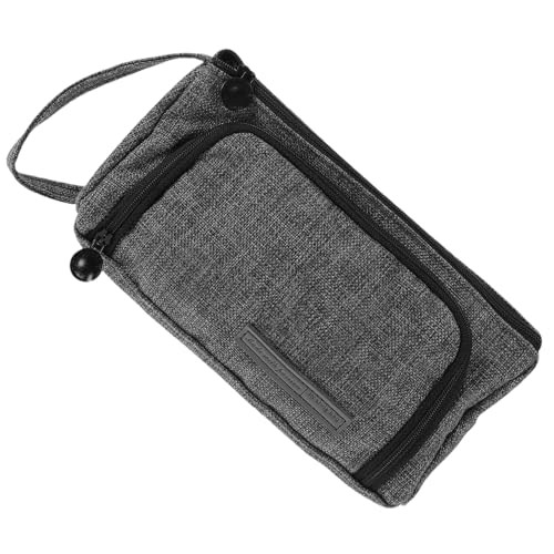 TOKIDNY Großes Federmäppchen mit Metallreißverschluss Waschbarer Stifteetui mit Trageband Geräumiger Stifttasche für Schule Büro Langlebiger Organizer für Buntstifte und Schreibgeräte von TOKIDNY