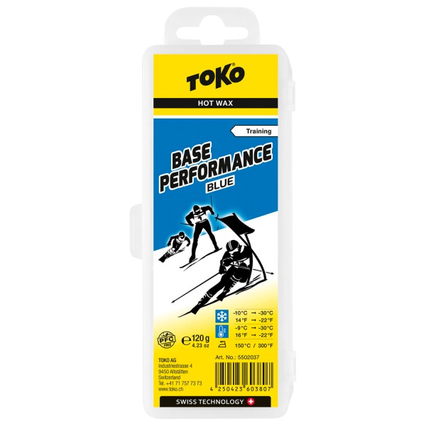 Toko - Base Performance Wax - Heißwachs Gr 120 g blau Toko - Base Performance Wax - Heißwachs Gr 120 g blau von TOKO