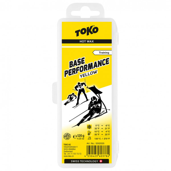 Toko - Base Performance Wax - Heißwachs Gr 120 g gelb von TOKO