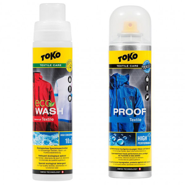 Toko - Duo-Pack Textile Proof & Eco Textile Wash - Waschmittel Gr 2 x 250 ml neutral Toko - Duo-Pack Textile Proof & Eco Textile Wash - Waschmittel Gr 2 x 250 ml neutral von TOKO