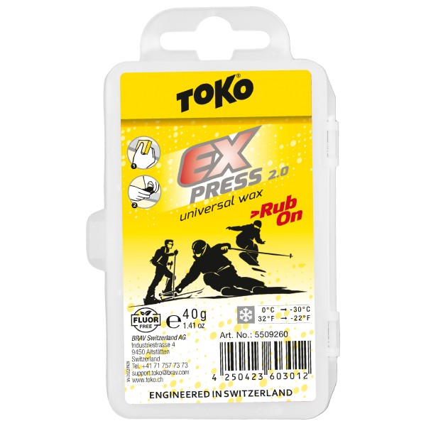 Toko - Express Rub On Wax - Aufreibwachs Gr 40 g Toko - Express Rub On Wax - Aufreibwachs Gr 40 g von TOKO