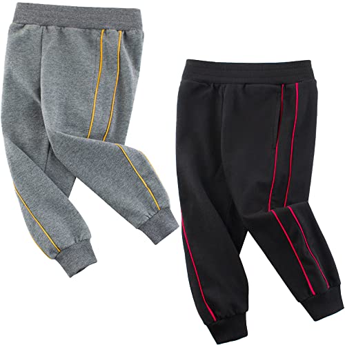 TOKYMOON 2er Pack Kinder Jogginghose Jungen Baumwolle Sweathose Dinosaurier Karikatur Gedruckt Hosen Kinder Sporthose Jogger Hose Jogger Pants 1-7 Jahre Rot+Gelb 110 TOKYMOON 2er Pack Kinder Jogginghose Jungen Baumwolle Sweathose Dinosaurier Karikatur Gedruckt Hosen Kinder Sporthose Jogger Hose Jogger Pants 1-7 Jahre Rot+Gelb 110 von TOKYMOON