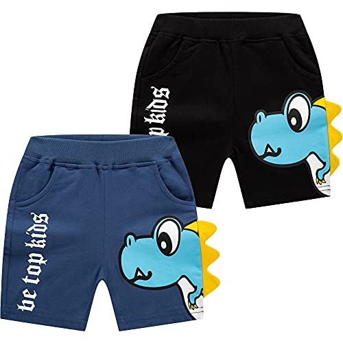 TOKYMOON 2er Pack Kinder Sweat Shorts Kurze Hose Sommer Sporthosen Shorts für Kinder Sommer Kurze Hosen Dinosaurier Baumwolle Sommershorts Casual Shorts Dinosaurier 3 122-128 TOKYMOON 2er Pack Kinder Sweat Shorts Kurze Hose Sommer Sporthosen Shorts für Kinder Sommer Kurze Hosen Dinosaurier Baumwolle Sommershorts Casual Shorts Dinosaurier 3 122-128 von TOKYMOON