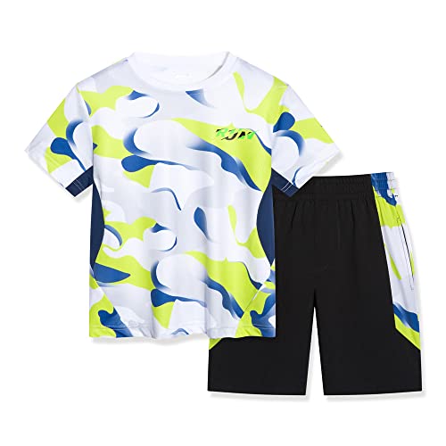 TOKYMOON Jungen Kurze Hose T Shirt Jungen Kurz Pyjama Sets Jungen Pjs Kurzarm Baumwolle Nachtwäsche Jungen Schlafanzug Kurzarm Kinder Sommer Zweiteiliger Pyjamas Silber 140 von TOKYMOON