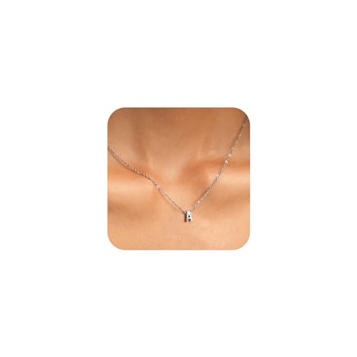 TOLOWOBK Kette Damen mit Buchstaben Silber Edelstahl Halskette A-Z Buchstabe Silberkette Damen Mädchen Personalisierte Anhänger Ketten Weihnachten Geburtstag Geschenke für Mama Töchter Enkelin TOLOWOBK Kette Damen mit Buchstaben Silber Edelstahl Halskette A-Z Buchstabe Silberkette Damen Mädchen Personalisierte Anhänger Ketten Weihnachten Geburtstag Geschenke für Mama Töchter Enkelin von TOLOWOBK