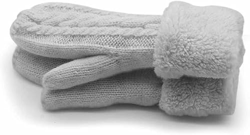 Handschuhe Damen Winter Warm, Super Dicke Gestrickt Fausthandschuhe Winterhandschuhe Outdoor , Perfektes Weihnachts Geburtstags Geschenk für Mädchen Mutter Tochter Liebhaber von TOLOYE