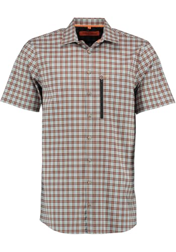 TOM COLLINS Herren Hemd Kurzarm Freizeithemd mit Haifischkragen Evoju, Größe:45/46, Farbe:hellblau/bleu von TOM COLLINS