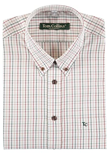 TOM COLLINS Herren Hemd Langarm Freizeithemd mit Button-Down Kragen Owuno, Größe:47/48, Farbe:ecrue TOM COLLINS Herren Hemd Langarm Freizeithemd mit Button-Down Kragen Owuno, Größe:47/48, Farbe:ecrue von TOM COLLINS