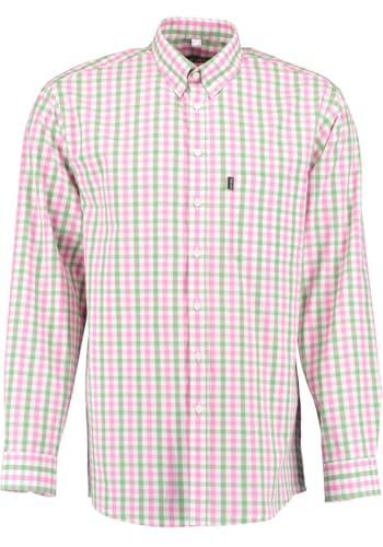 TOM COLLINS Herren Hemd Langarm Freizeithemd mit Button-Down Kragen Wielem, Größe:41/42, Farbe:dunkelrot von TOM COLLINS