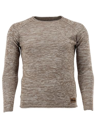 TOM COLLINS Herren Strickpullover Feinstrick mit Rundhalsausschnitt Nusupi, Größe:L, Farbe:ecrue von TOM COLLINS