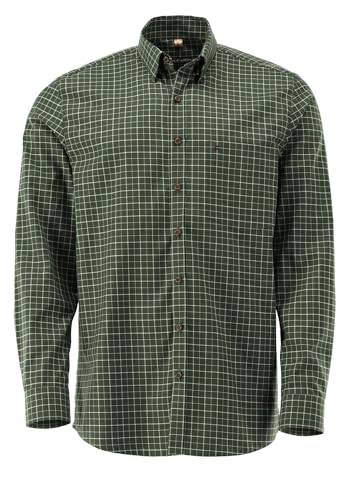 TOM COLLINS Langarm Hemd mit Button-Down-Kragen Keged, Größe:41/42, Farbe:trachtengrün von TOM COLLINS