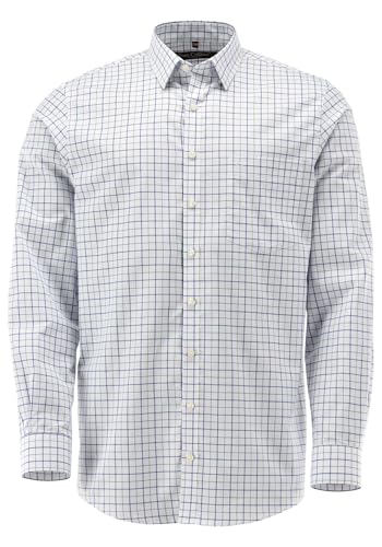 TOM COLLINS Langarm Hemd mit Button-Down-Kragen Keged, Größe:49/50, Farbe:Mittelblau von TOM COLLINS
