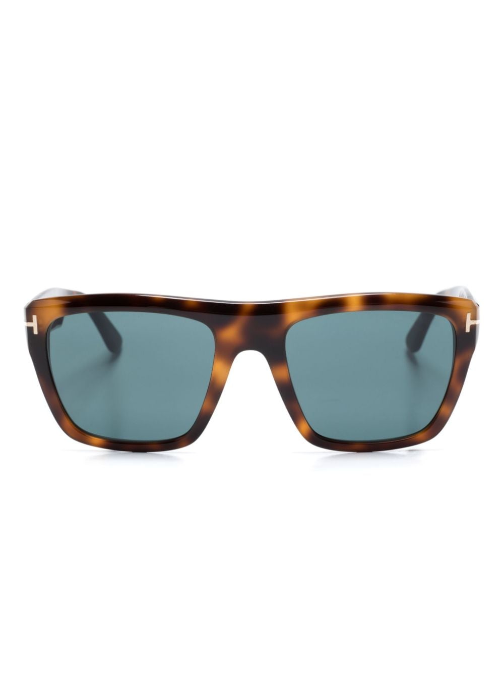 TOM FORD Eyewear Alberto Sonnenbrille in Schildpattoptik - Braun von TOM FORD Eyewear